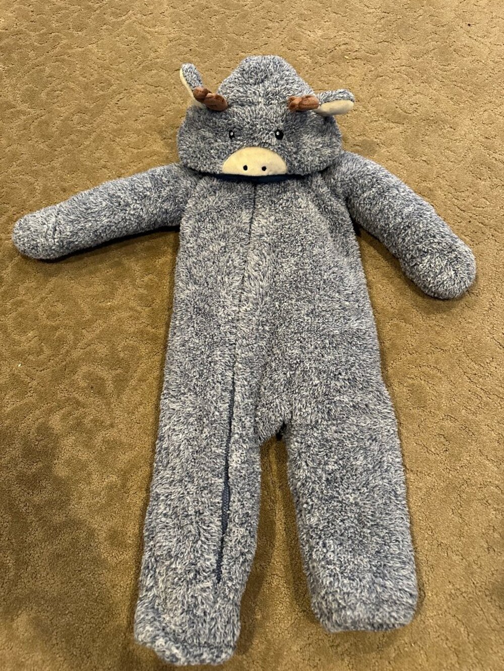 Koala Baby - Baby Reindeer Plush Hooded Snowsuit Super Soft & Cozy